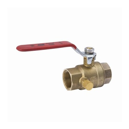 B & K 34 BRS SAndW Ball Valve 107-754NL